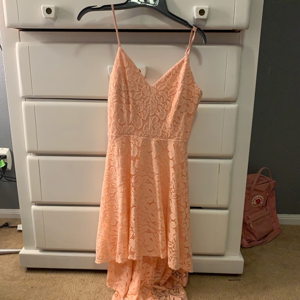 Pink High Low Dress